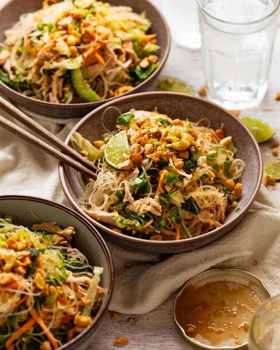 Glass noodle salad with lime cashew crumble &ndash; Graham Elliot Store
