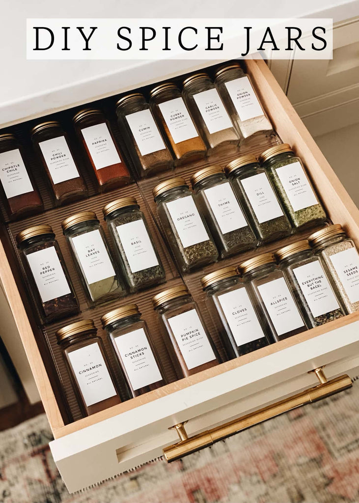 DIY Spice Jars