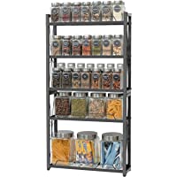 5-Tier Height-Adjustable Wall Mount or Counter-top Spice Rack Organizer only $24.99