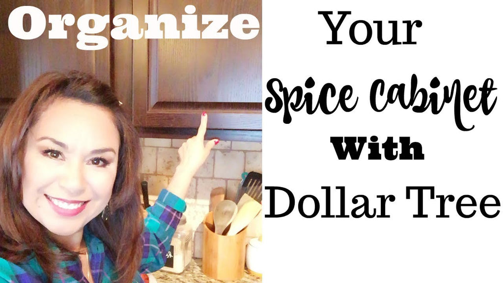 How To Organize Your Spice Cabinet With Dollar Tree by Belinda's DIY's (3 years ago)
