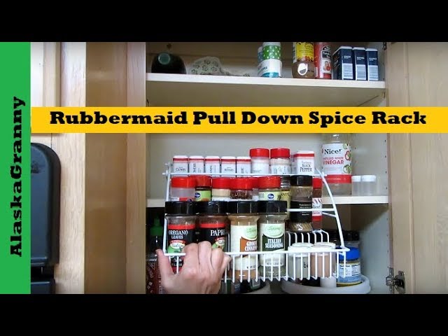 Rubbermaid Pull Down Spice Rack Product Review by AlaskaGranny (6 years ago)