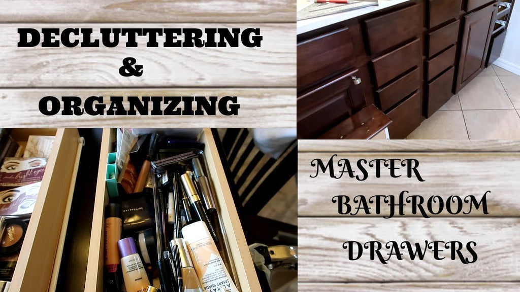 Hello! I am organizing and decluttering my master bathroom drawers