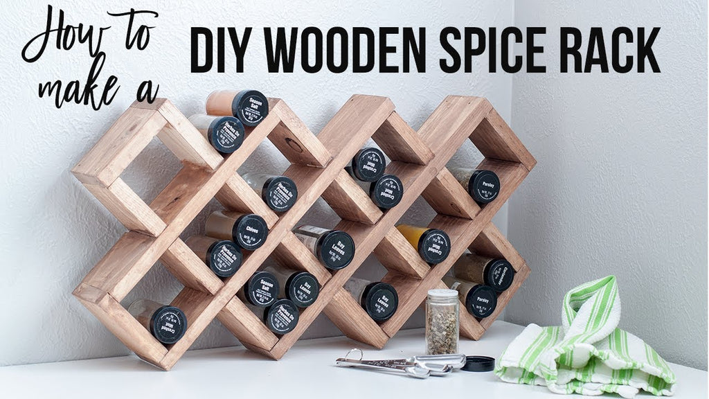 Make a DIY spice rack with this easy tutorial