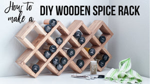 Make a DIY spice rack with this easy tutorial