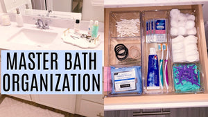 Master bathroom organization ideas! Deep clean and organize your bathroom with me! I'm so happy with how this space turned out! WHERE I GET MY MUSIC ...