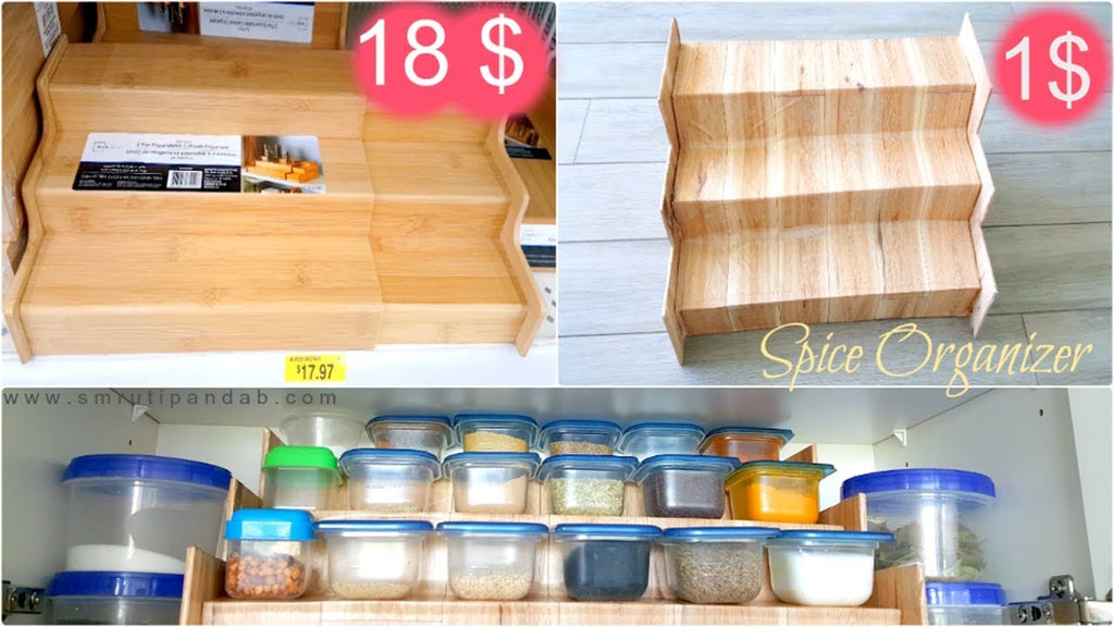 This video is all about how to make a spice organizer at home just for a dollar with some cardboard