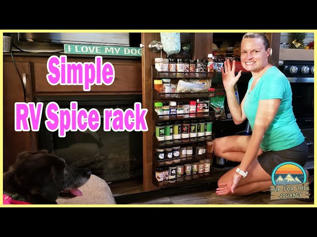Simple RV Spice Rack  RV Organizations Spice rack by Up for the journey (5 months ago)