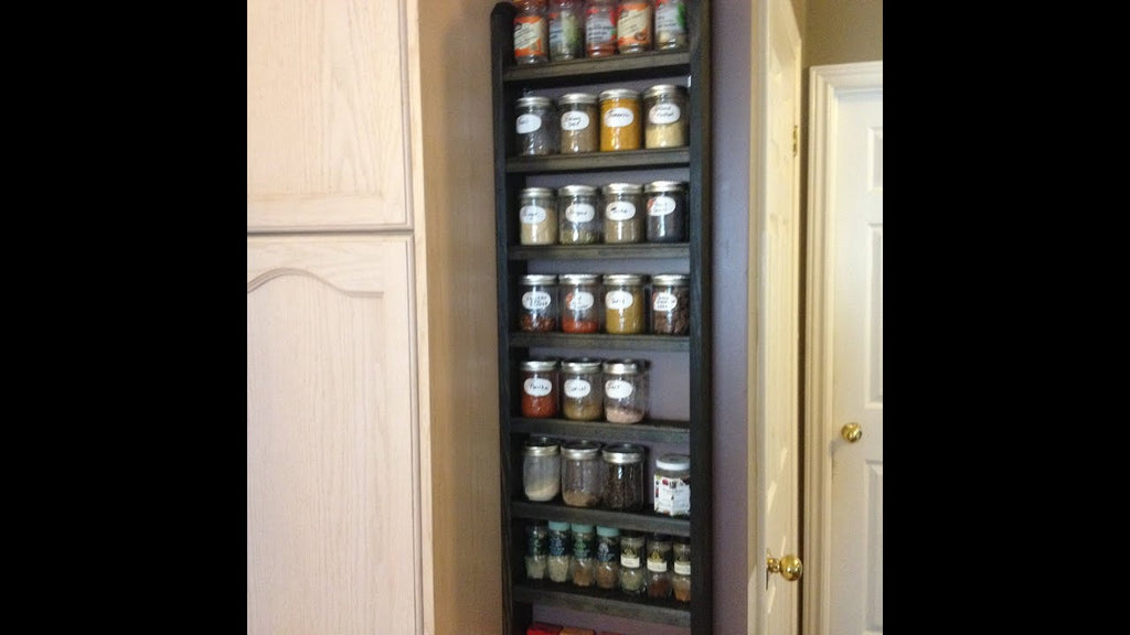 Simple Spice Rack - Mason Jar Shelf by Rob's Garage Woodworking (5 years ago)