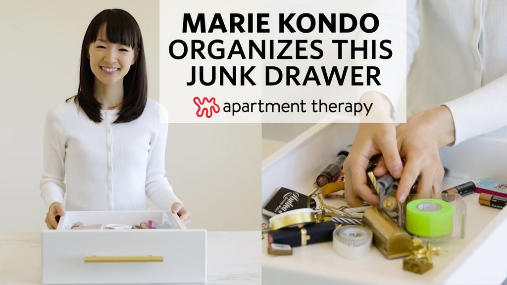 Watch Marie Kondo organize this junk drawer