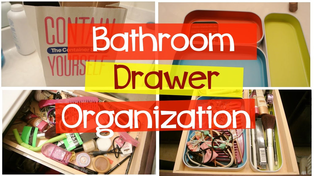 How to organize your bathroom drawer