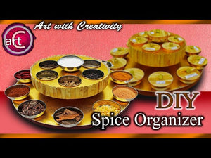 Kitchen Organisation ideas | Spice Organizer For kitchen | DIY | Art with Creativity 255 #artwithcreativity #gyana #swapna #kitchen #kitchenorganizer ...