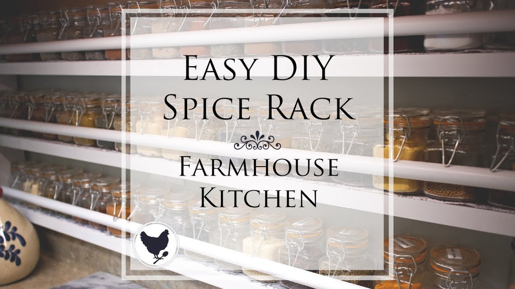 Easy DIY Spice Rack | Farmhouse Kitchen by Cosmopolitan Cornbread (1 year ago)