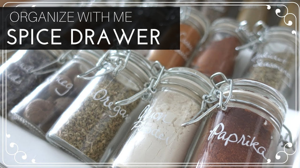 It's time for another Organize With Me: Spice Drawer Makeover! I wanted to refresh the spice drawer in our kitchen because it drove me crazy that all of the spice ...