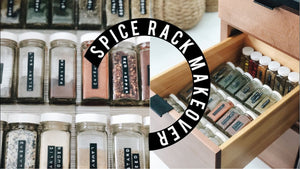 DIY: Spice Rack Organizer // Cabinet Drawer with Labeled Glass Jars by Lindsay Lo (1 year ago)