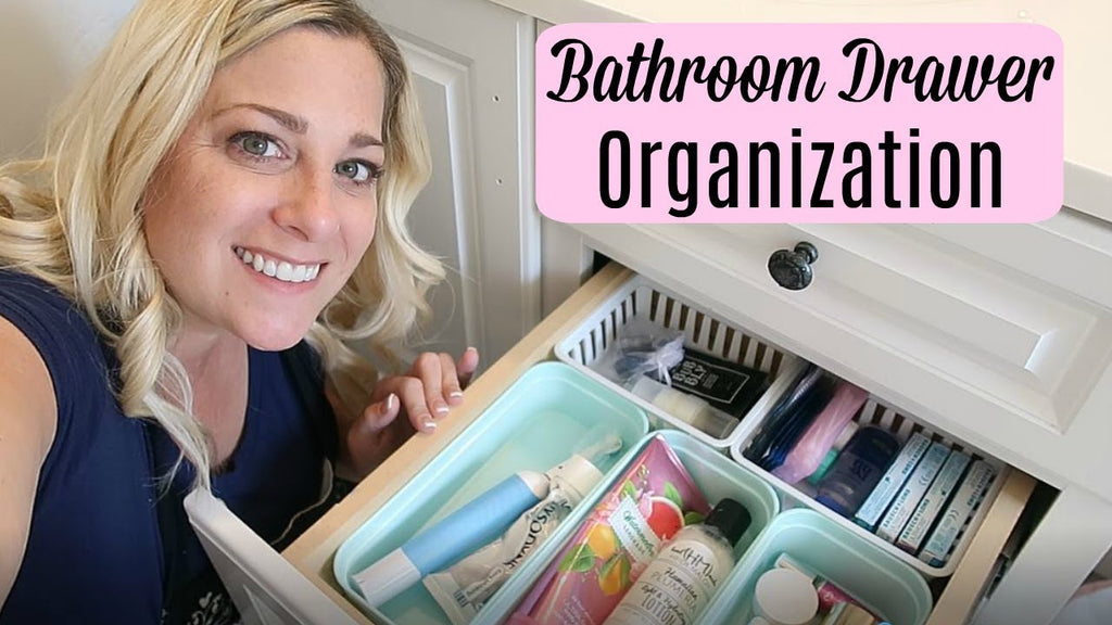 I'm sharing how I am organizing my bathroom drawers with the help of Dollar tree