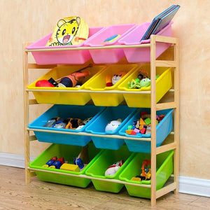 Licious Toy Shelf With Bins