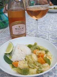 A Thai Green Curry Lesson + Willm Crémant d’Alsace Brut Rosé #Winophiles #Sponsored