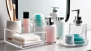 Acrylic Bathroom Organizers: Tidy and Transparent