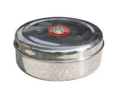 Indian Style Masala Dabba Spice Box including Double Lid 22cm