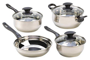 Koehler 13780 8.5 Inch Stainless Steel Cookware Set