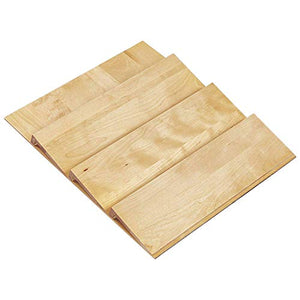 Rev-A-Shelf 4SDI-24 24 Inch Wooden Spice Drawer Storage Organizer Insert, Maple