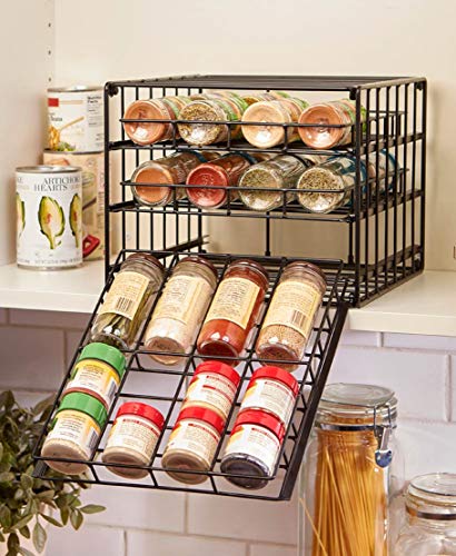 The Lakeside Collection Metal Cabinet Spice Rack