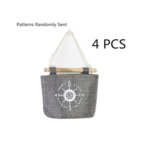 Save on fellibay storage basket collapsible linen storage bag wall hanging basket storage bags over door hanging organizer home closet wall door hanging bag for bedroom kitchen bathroom4pack