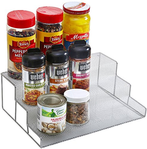 Ybm Home 3 Tier Spice Rack Step Shelf Organizer Size 11.75"Lx 8.25”Wx 4”H #2317 (1)