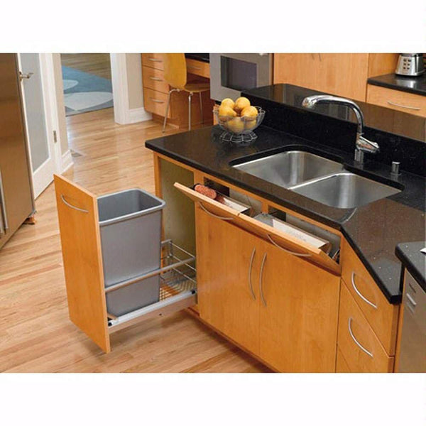 Rev-A-Shelf 11-1/4" Stainless Front Tray Sink Base Organizers Silver
