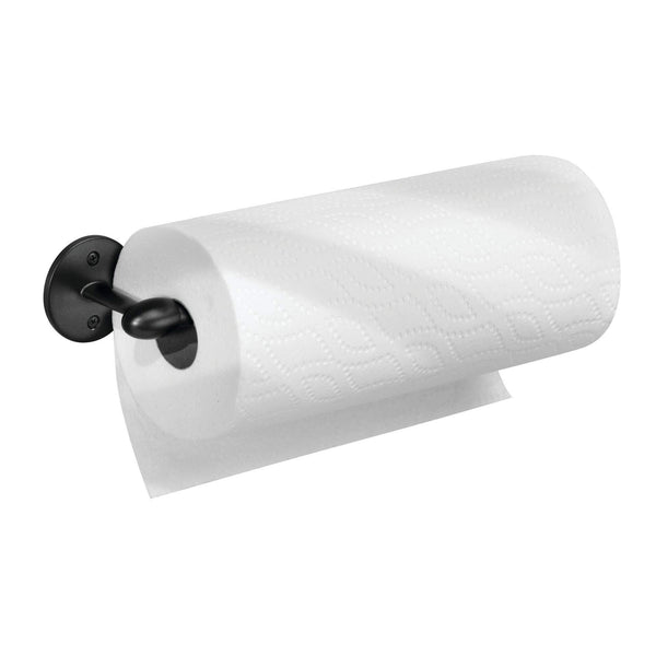Order now idesign orbinni wall mounted metal paper towel holder roll organizer for kitchen bathroom craft room set of 1 matte black