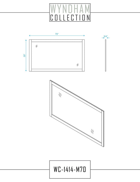 Select nice wyndham collection sheffield 80 inch double bathroom vanity in white white carrera marble countertop undermount square sinks and 70 inch mirror