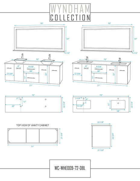 Online shopping wyndham collection centra 72 inch double bathroom vanity in grey oak with white carrera top with square porcelain undermount sinks